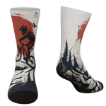 Load image into Gallery viewer, Cycling-Themed Performance Crew Socks – Unisex