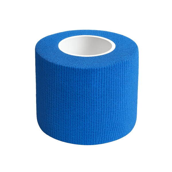 Elastic Self-Adhesive Sports Tape – Blue (2.5 cm / 0.98”)