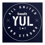 Load image into Gallery viewer, CrossFit YUL "All United and Strong" Premium 3-Inch Circular Sticker
