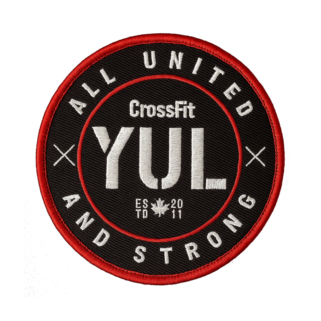 Embroidered Round Patch – CrossFit YUL