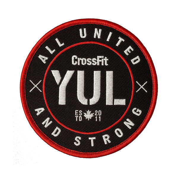 Embroidered Round Patch – CrossFit YUL